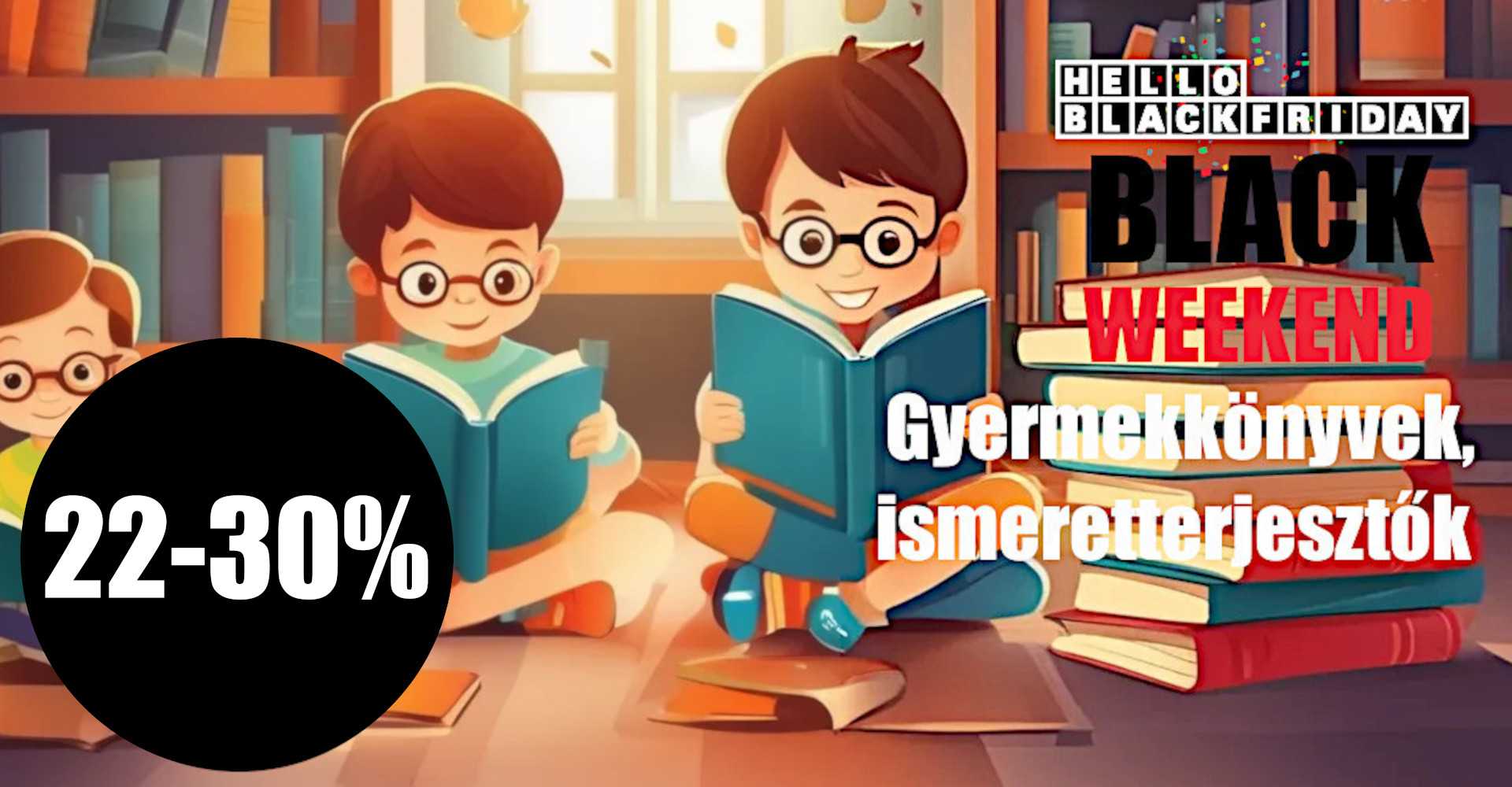 Gyermekkönyvek 30% kedvezménnyel!