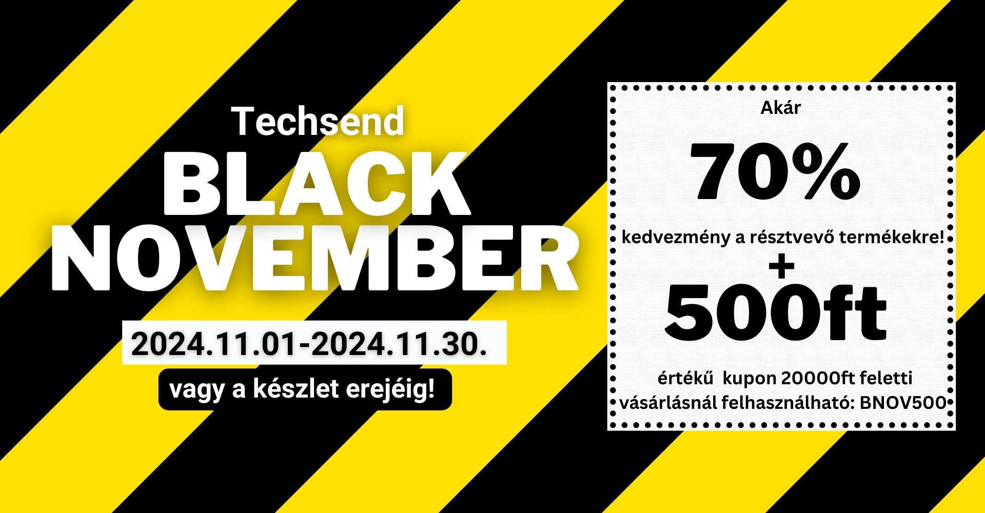 Techsend Black November